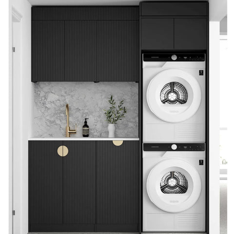 Otti Marlo Laundry Kit 1715C Black / Matte White Top LA-1715C-MA-MW