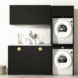 Otti Marlo Laundry Kit 1960C Black / Cloudy Carrara Top LA-1960C-MA-CA