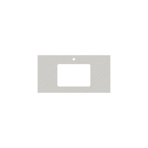 Fienza Undermount Stone Top 900mm (1 Taphole) Silica Free Marmo Latte 513-115-SF