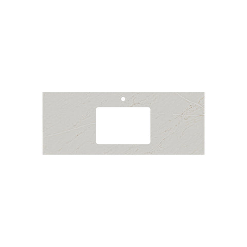 Fienza Undermount Stone Top 1200mm (1 Taphole) Silica Free Marmo Latte 513-116-SF
