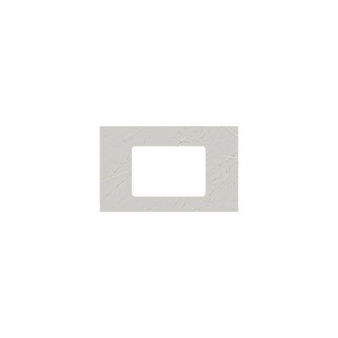 Fienza Undermount Stone Top 750mm (No Taphole) Silica Free Marmo Latte 513-142-SF