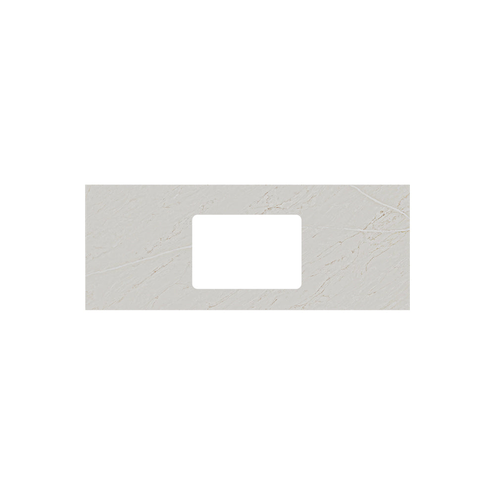 Fienza Undermount Stone Top 1200mm (No Taphole) Silica Free Marmo Latte 513-144-SF