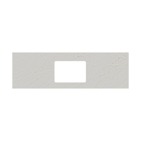 Fienza Single Undermount Stone Top 1500mm (No Taphole) Silica Free Marmo Latte 513-145-SF