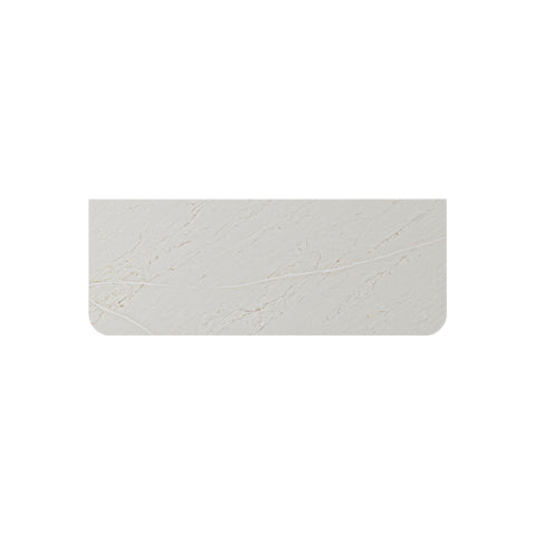 Fienza Curved Stone Top 1200mm (No Taphole) Silica Free Marmo Latte 513-163-SF