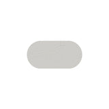 Fienza Pill Shaped Stone Top 900mm (No Taphole) Silica Free Marmo Latte 513-166-SF