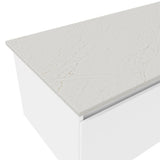 Fienza Ensuite Size Stone Top 750x365mm (No Taphole) Silica Free Marmo Latte 513-151-SF