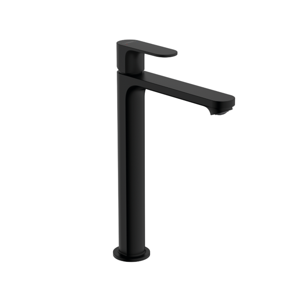 Hansgrohe Rebris S Single Lever Basin Mixer 240 For Wash Bowls w/o Waste Set Matte Black 72524673