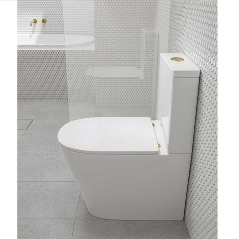 Seima Arko/Modia/Limni Seat Hinge Cover Deluxe Toilet Seat Matte White (Set of 2) 192414