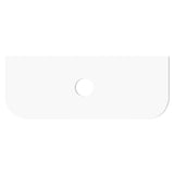 Otti Bondi Solid Surface Top Single Bowl 1800x460x20 Matte White STBO184MW