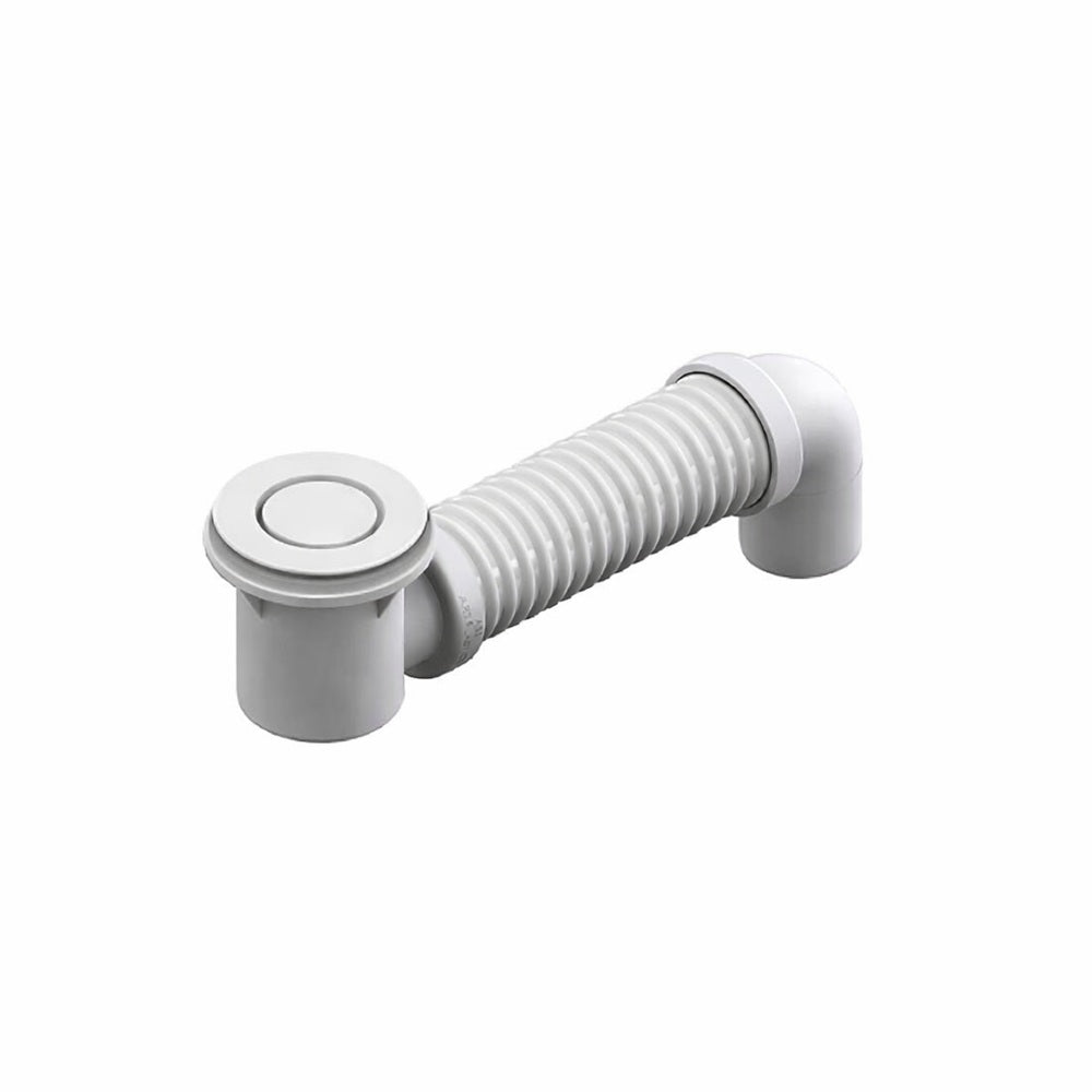 Bounty Brassware Bath Pop Down Waste 40mm w/ Flexible Connector Matte White 21831.31