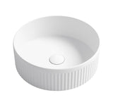 Otti Oxford Basin Round 395mm Above Counter Matte White OT3950MW