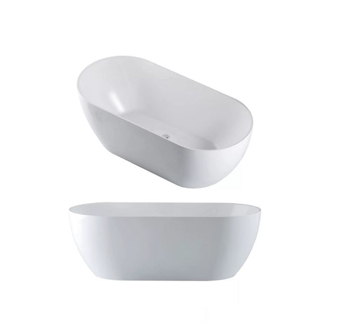 Seima Arko 120 Freestanding Bath 1700mm No Overflow Matte White 192368