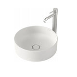 Caroma Liano II Round 400mm Above Counter Basin Matte White 852500MW