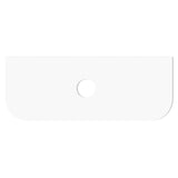 Otti Hampshire Wall Hung Curve Vanity 1200mm Satin Black w/ Matte White Top BOH1200BST-MW