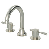 Meir Harrington 3-Hole Basin Set w/ Lever Handle Brushed Nickel HB13FPVDBN