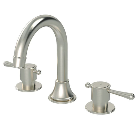 Meir Harrington 3-Hole Basin Set w/ Lever Handle Brushed Nickel HB13FPVDBN