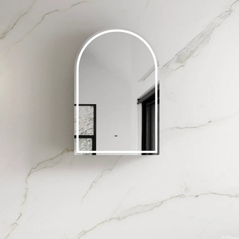 Otti Archie LED Shaving Cabinet 900x600mm Natural Oak LED-ARSV9060N