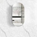Otti Noosa Shaving Cabinet 900x450mm Black Oak SOV9045B