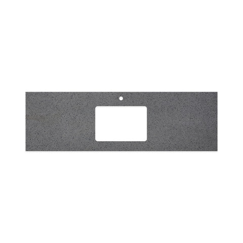 Fienza Solid Surface Benchtop 1500mm w/ Undermount Basin Hole (1 Taphole) Moonscape 533-117