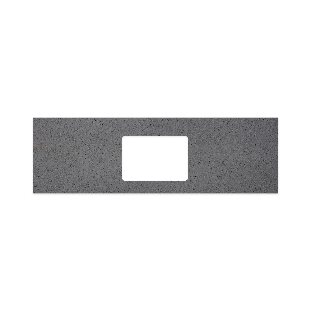 Fienza Solid Surface Benchtop 1500mm w/ Undermount Basin Hole (No Taphole) Moonscape 533-145