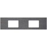 Fienza Solid Surface Benchtop 1800mm w/ Double Undermount Basin Hole (No Taphole) Moonscape 533-147