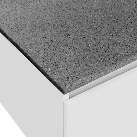 Fienza Solid Surface Benchtop Ensuite Size 600mm (No Taphole) Moonscape 533-150