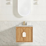 Otti Laguna Mk II Wall Hung Cabinet Only 600mm Natural Woodland Oak LGM600N