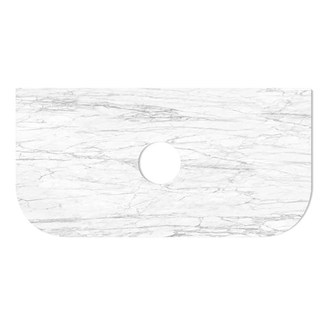 Otti Bondi Marble Top 900x460x18 Natural Carrara STBO94NCA