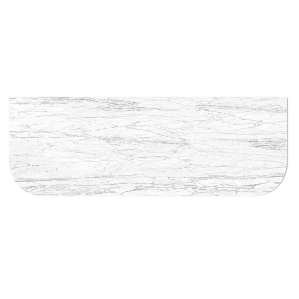 Otti Bondi Marble Top No Hole 1200x460x18 Natural Carrara STBO124NCA-NH