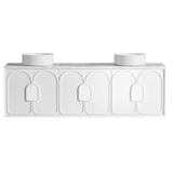 Otti Laguna Mk II Wall Hung Vanity 1800mm Matte White w/ Cloudy Carrara Top LGM1800WSTUD-CA