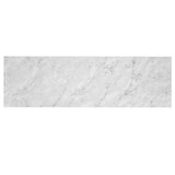 Otti Marlo Wall Hung Vanity 900mm Matte Black w/ Natural Carrara Marble Top MA900BSTUD-NCA