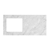 Otti Hampshire Base Laundry Cabinet 1300mm White / Natural Carrara Marble Top LA-1300-BOHW-NCA