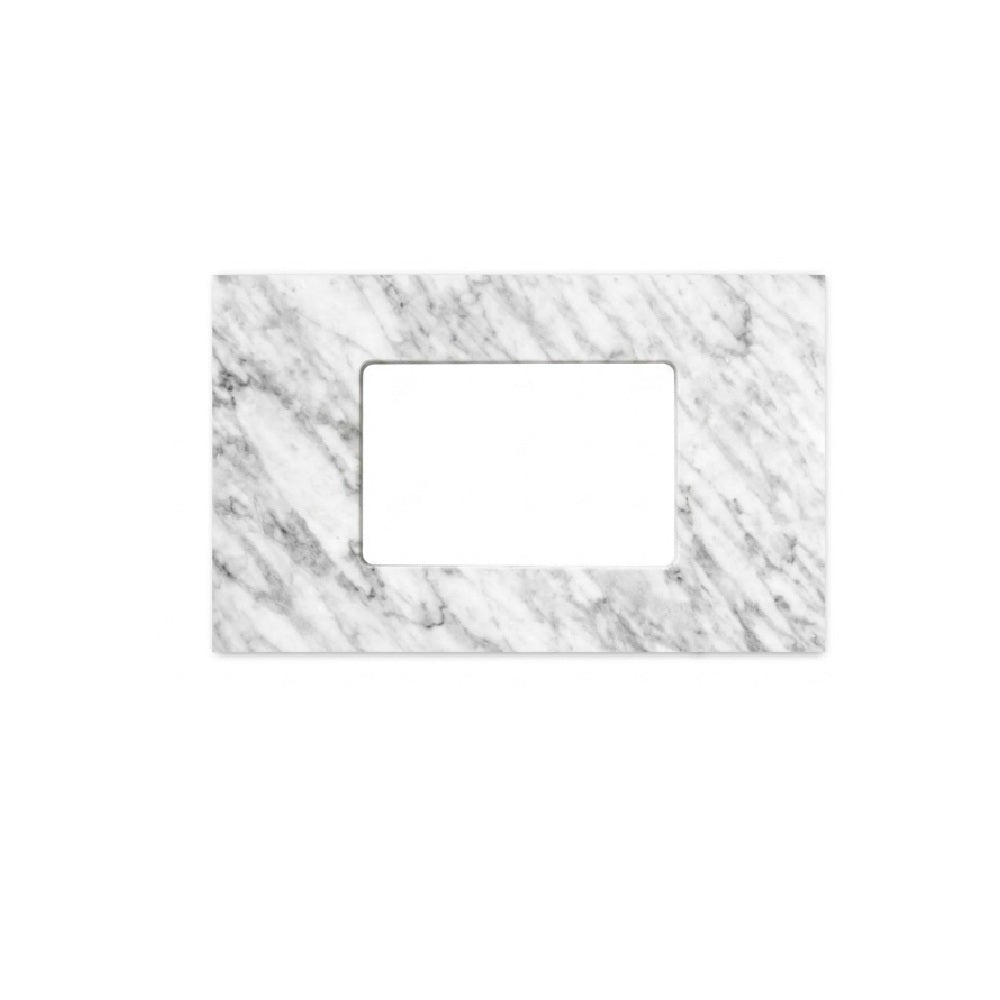Otti Top 900x465x18mm w/ Undermount Cut Natural Carrara Marble STUD94NCA-U