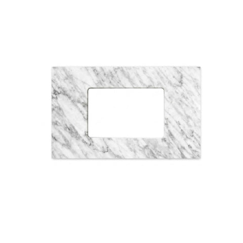 Otti Top 750x465x18mm w/ Undermount Cut Natural Carrara Marble STUD74NCA-U