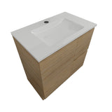 Timberline Nevada Vanity 750mm Centre Bowl Alpha Top Floor standing Prime Oak NEVV750CAPHF-PO