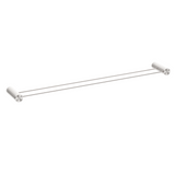 Nero Opal Double Towel Rail 800mm Brushed Nickel NR2530dBN