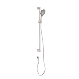 Nero Mecca Care 32mm Grab Rail And Adjustable Shower Rail Set 900mm Brushed Nickel NRCS005BN