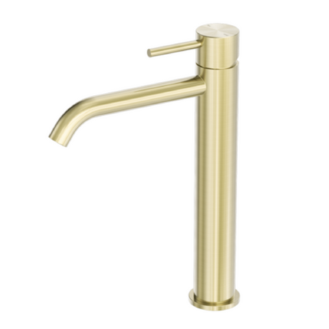 Nero Zen Tall Basin Mixer Brushed Gold NR162201ABG