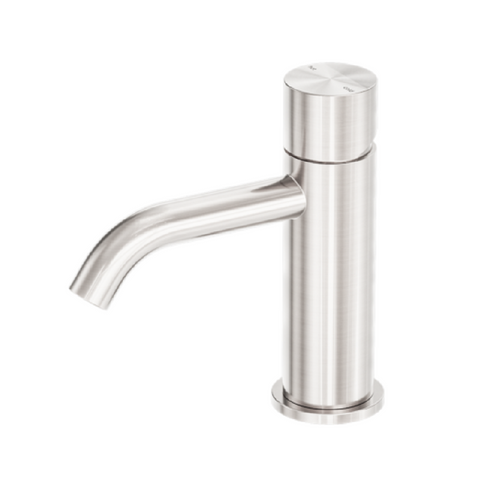 Nero Zen Basin Mixer Pinless Handle Brushed Nickel NR162201BBN