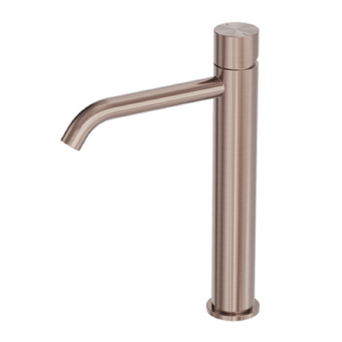 Nero Zen Tall Basin Mixer Pinless Handle Brushed Bronze NR162201CBZ