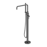 Nero Zen Freestanding Bath Mixer w/ Indoor Shower Hose Graphite NR162203A02GR