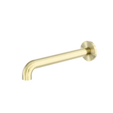 Nero Zen Wall Basin/Bath Spout Only 230mm Brushed Gold NR162203B230BG