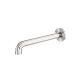 Nero Zen Wall Basin/Bath Spout Only 230mm Brushed Nickel NR162203B230BN