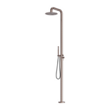 Nero Zen Outdoor Freestanding Shower Column 300mm Brushed Bronze NR162205ABZ