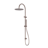 Nero Zen Twin Shower w/ Indoor Shower Hose Brushed Bronze NR162205C02BZ