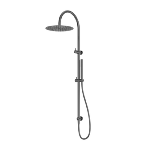 Nero Zen Twin Shower w/ Indoor Shower Hose Graphite NR162205C02GR