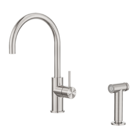 Nero Zen Kitchen Mixer w/Pullout Hand Spray Brushed Nickel NR162208BN