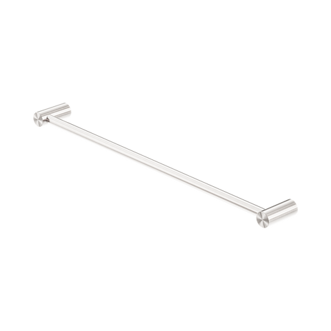 Nero Zen Single Towel Rail 600mm Brushed Nickel NR1624BN