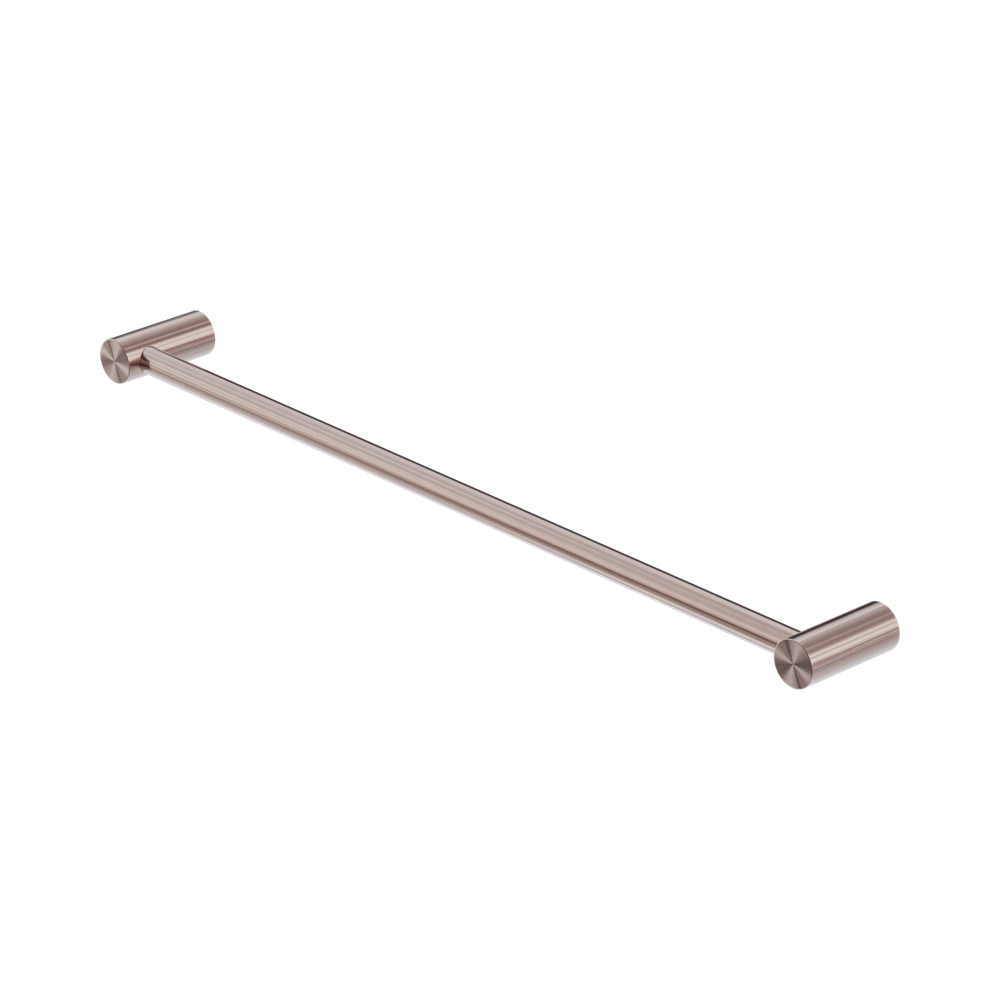 Nero Zen Single Towel Rail 600mm Brushed Bronze NR1624BZ