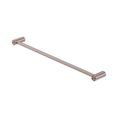 Nero Zen Single Towel Rail 600mm Brushed Bronze NR1624BZ